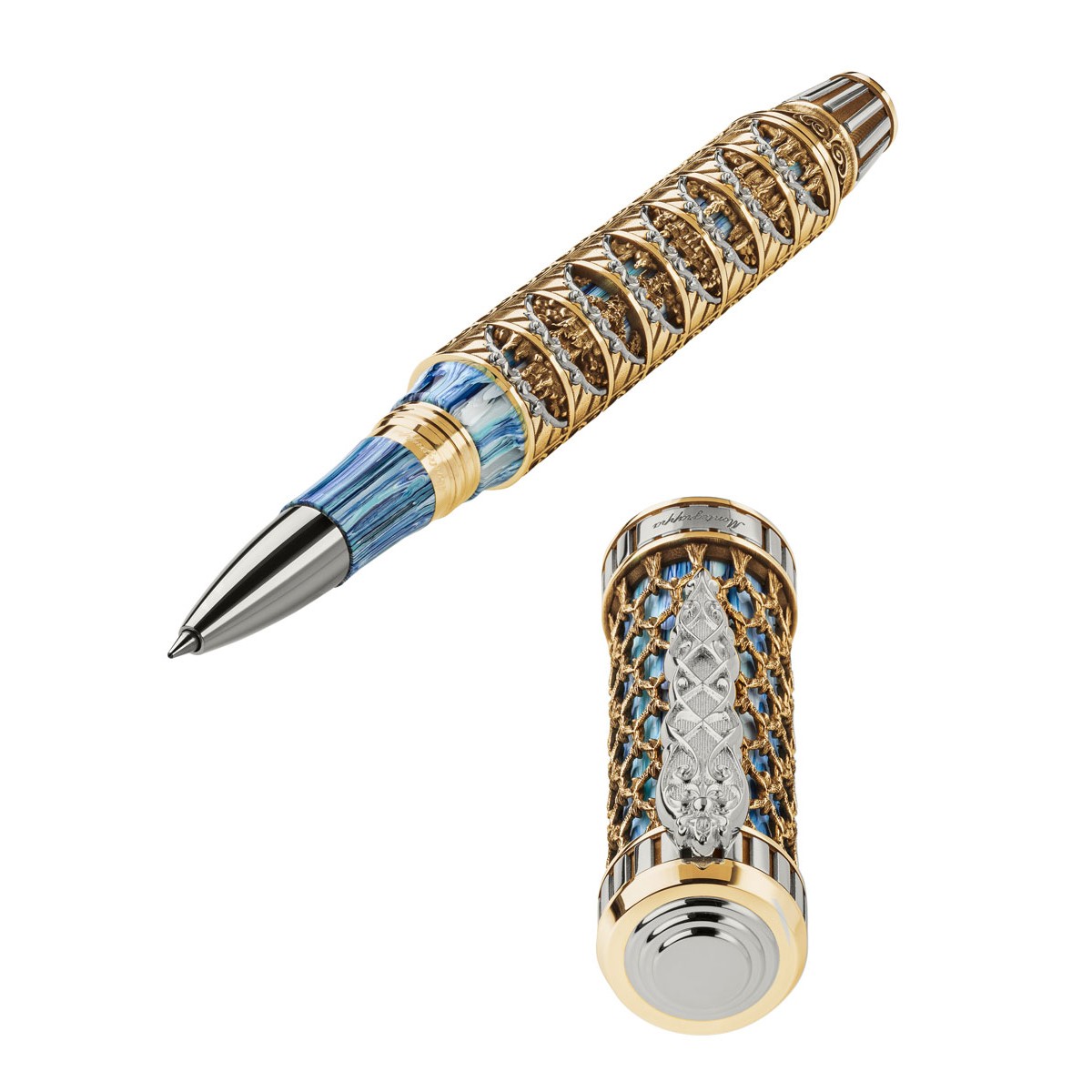 Montegrappa Dante Alighieri Paradiso Rollerball Pen 18kt